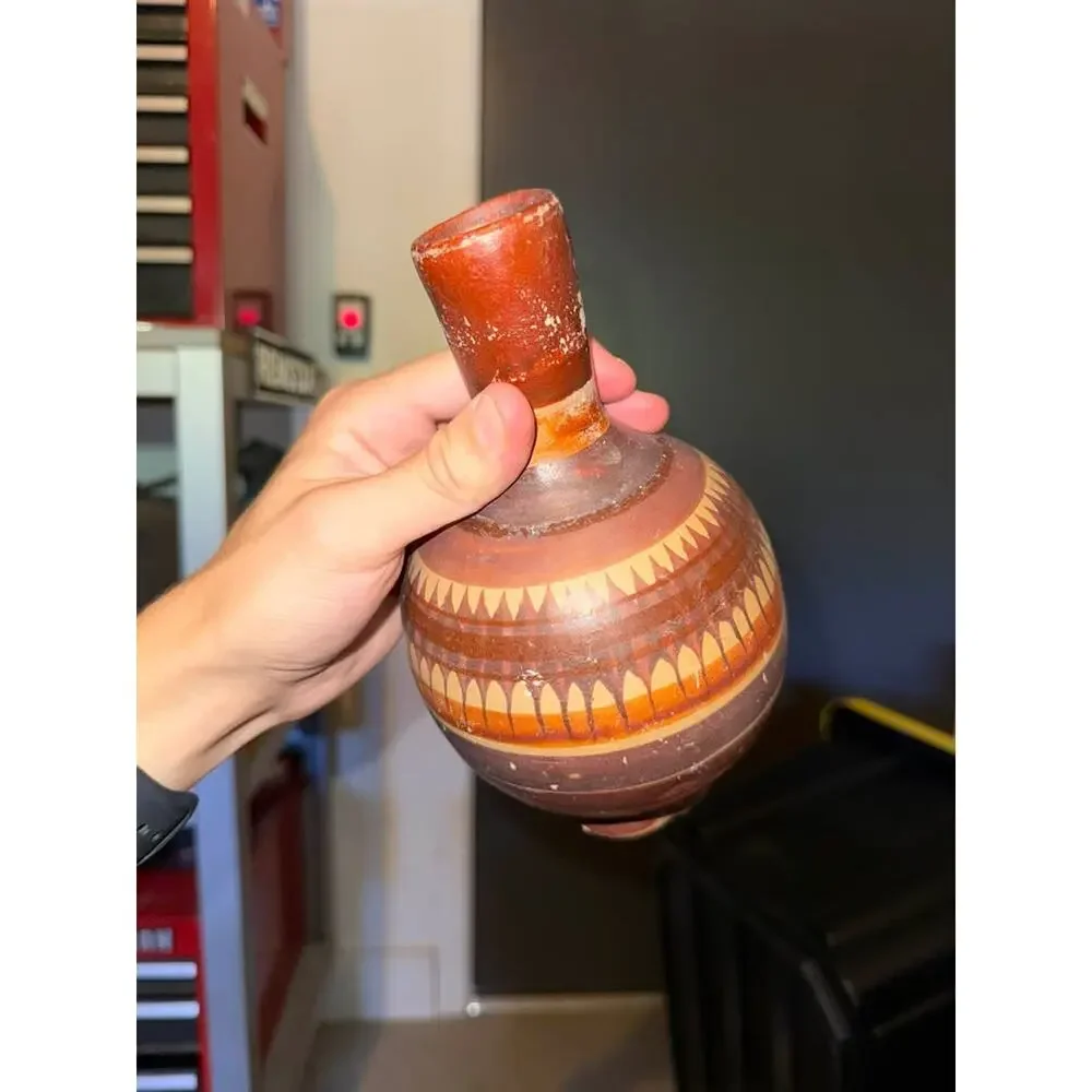 Preowned Tonala Jalisco Canelo Pottery Unsigned 8